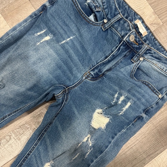 Altard state distressed medium wash high rise raw hem skinny ❤️ - Picture 4 of 7